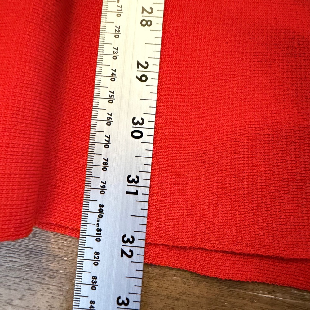 St. John‎ Geranium Red Knit Fit & Flare Dress Women Size 10 K11H0A1 NEW $1,395 - Picture 11 of 16